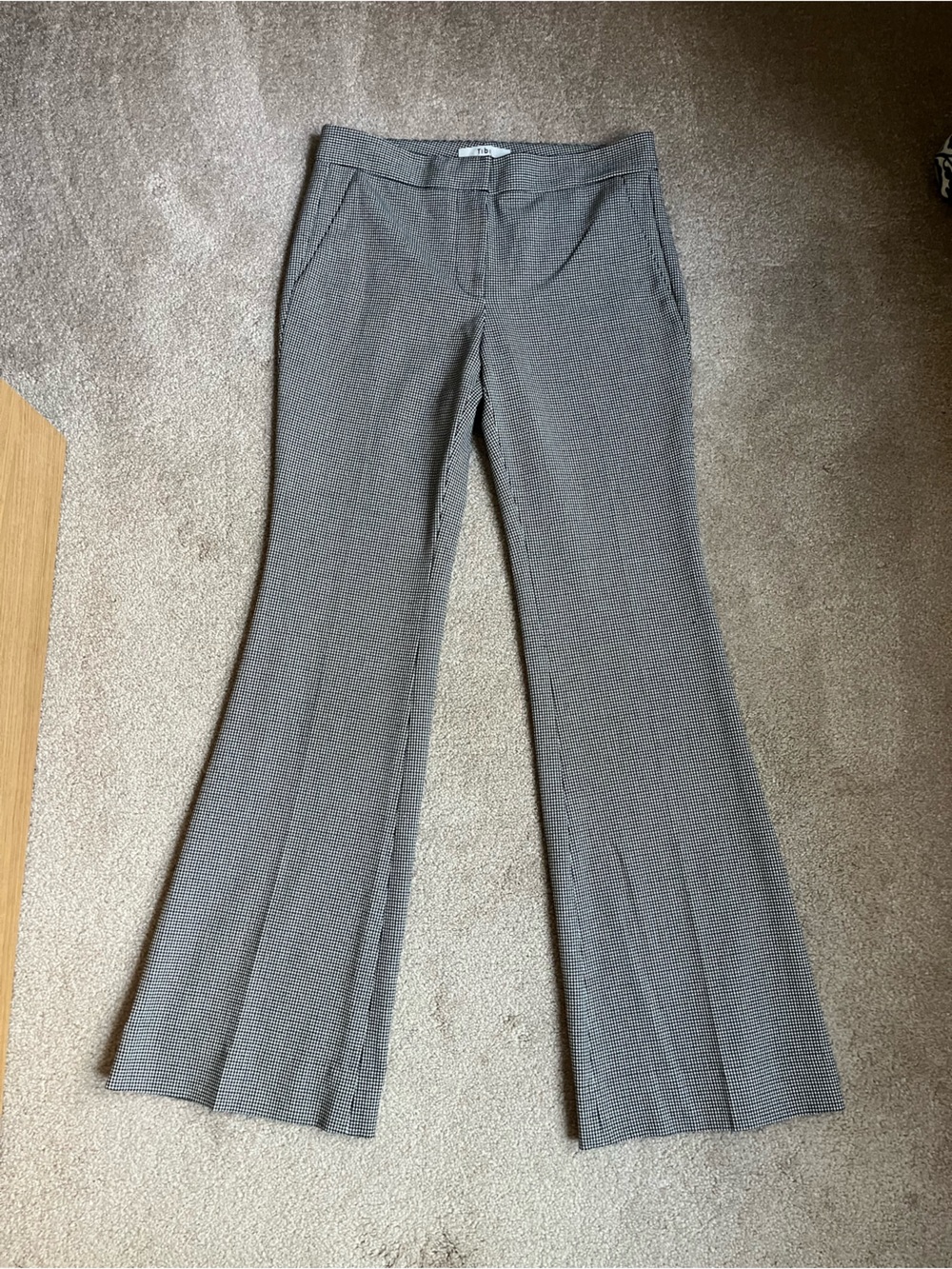 Tibi houndstooth flare women’s pants